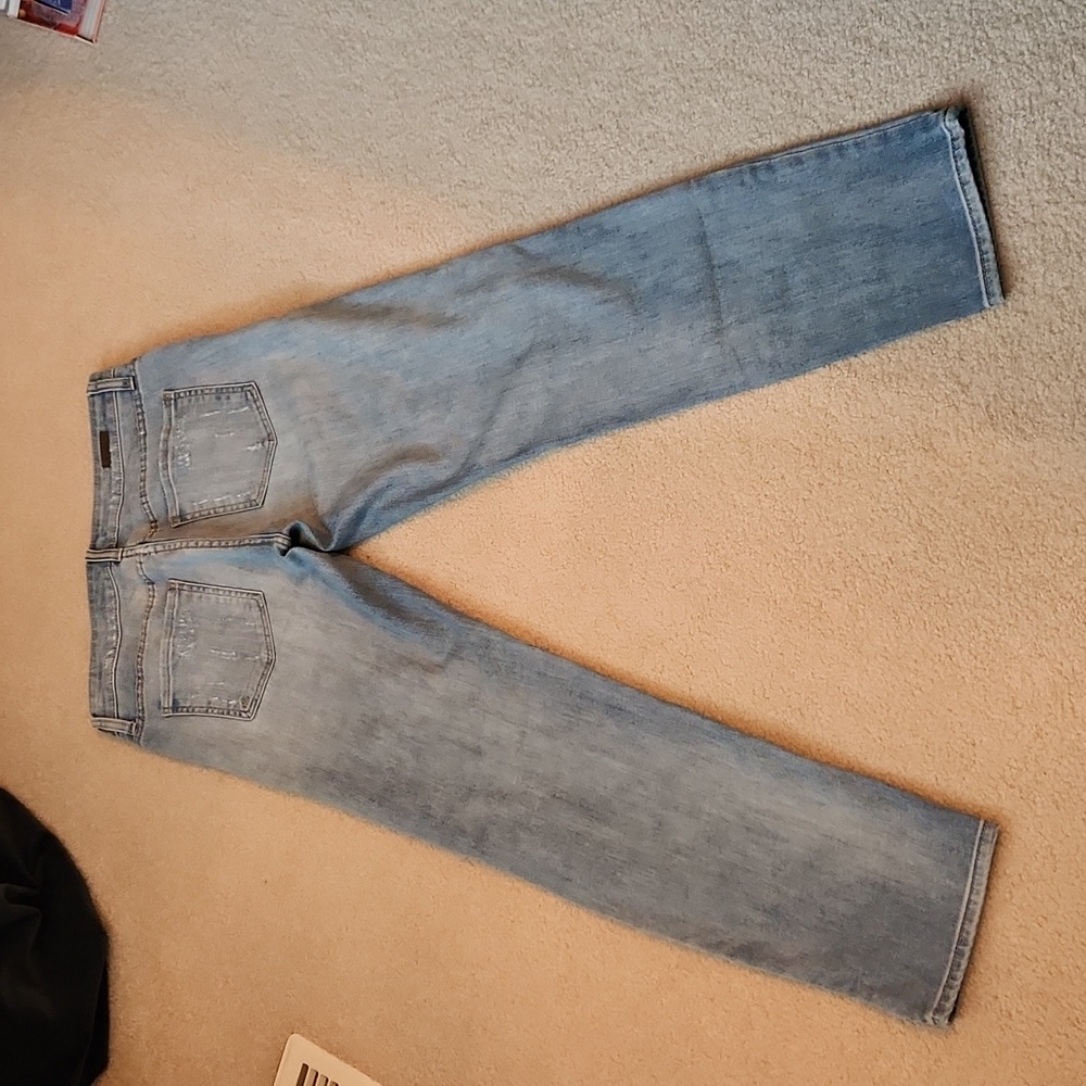 KUT FROM THE KLOTH Jeans Catherine Boyfriend Cut Distressed Blue Jeans Size 4 - Picture 2 of 10